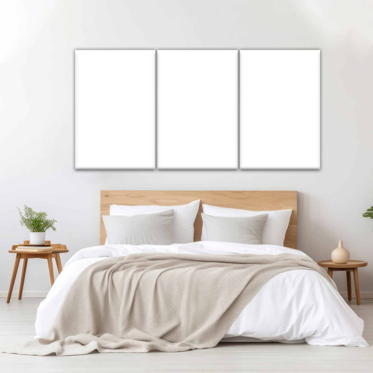 3 Piece Bedroom Canvas Wall Art Split Canvas Prints