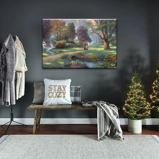 Art mural chrétien animé Jésus-Christ