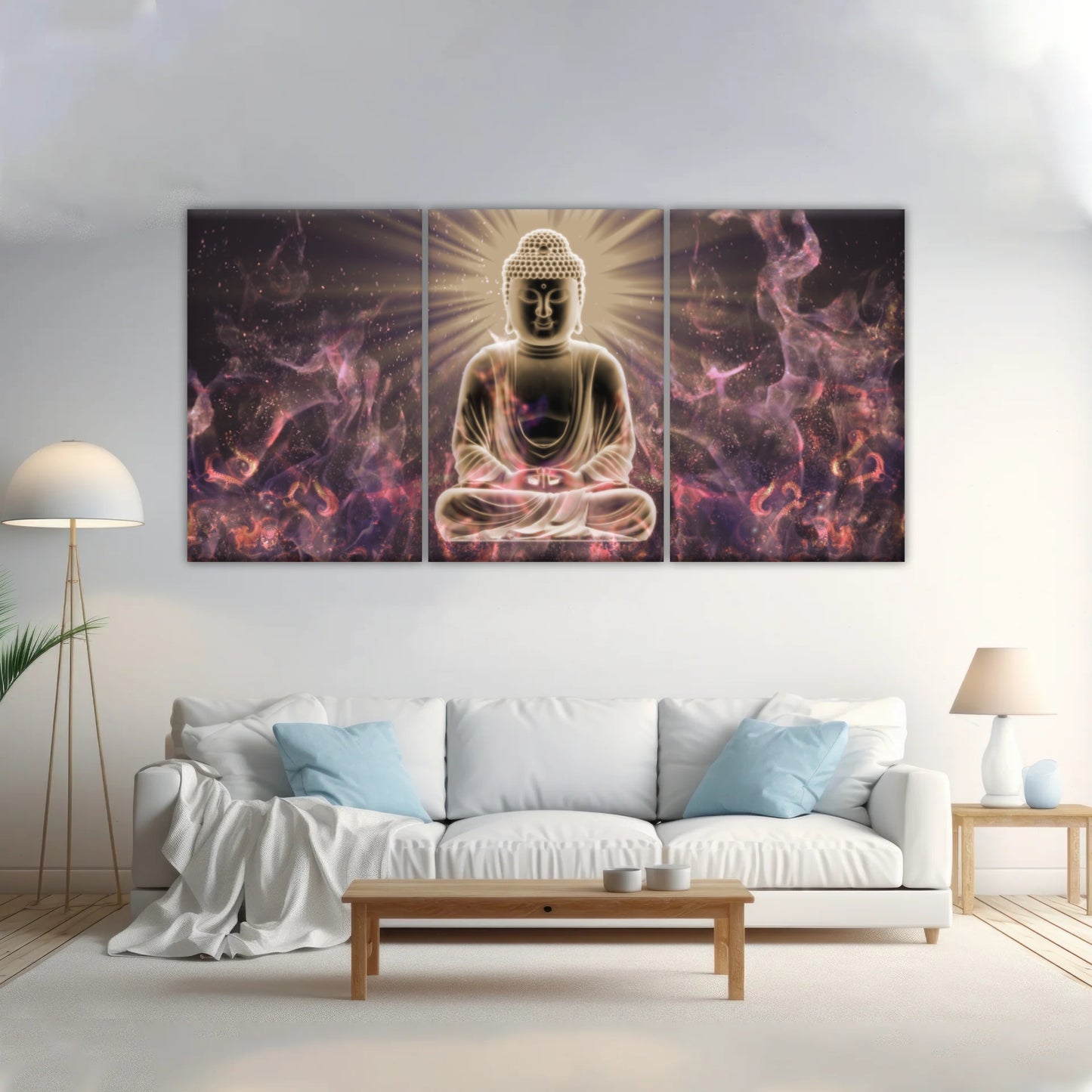 Bouddha assis en méditation Décoration murale Bouddha assis en méditation Décoration murale