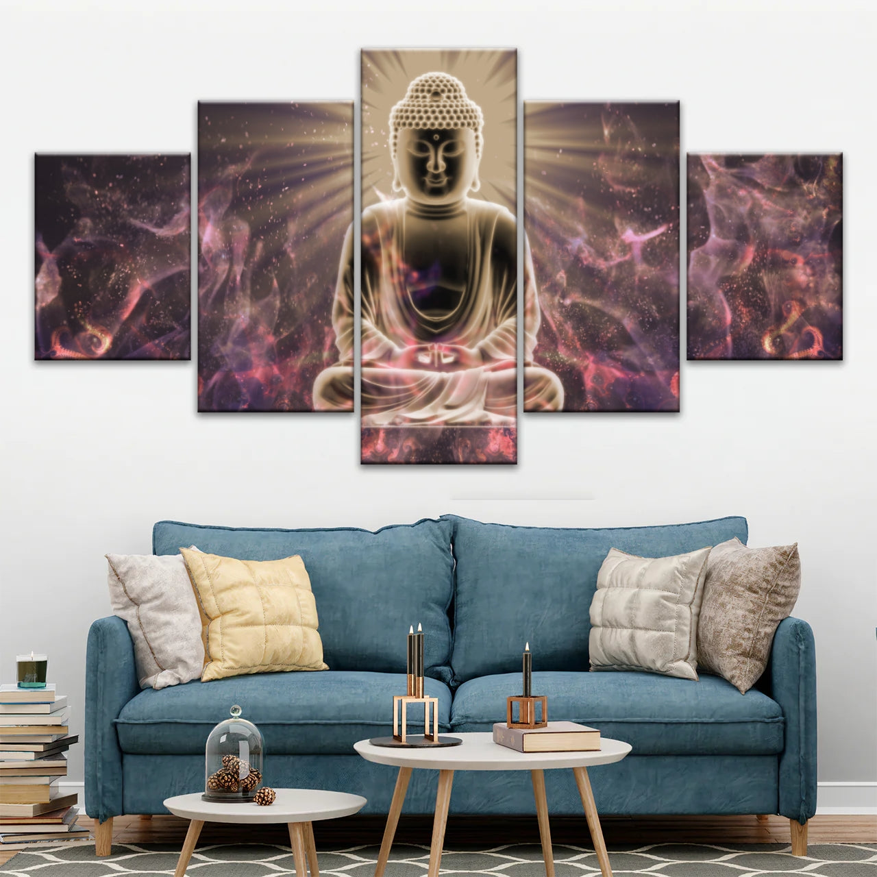 Bouddha assis en méditation Décoration murale Bouddha assis en méditation Décoration murale