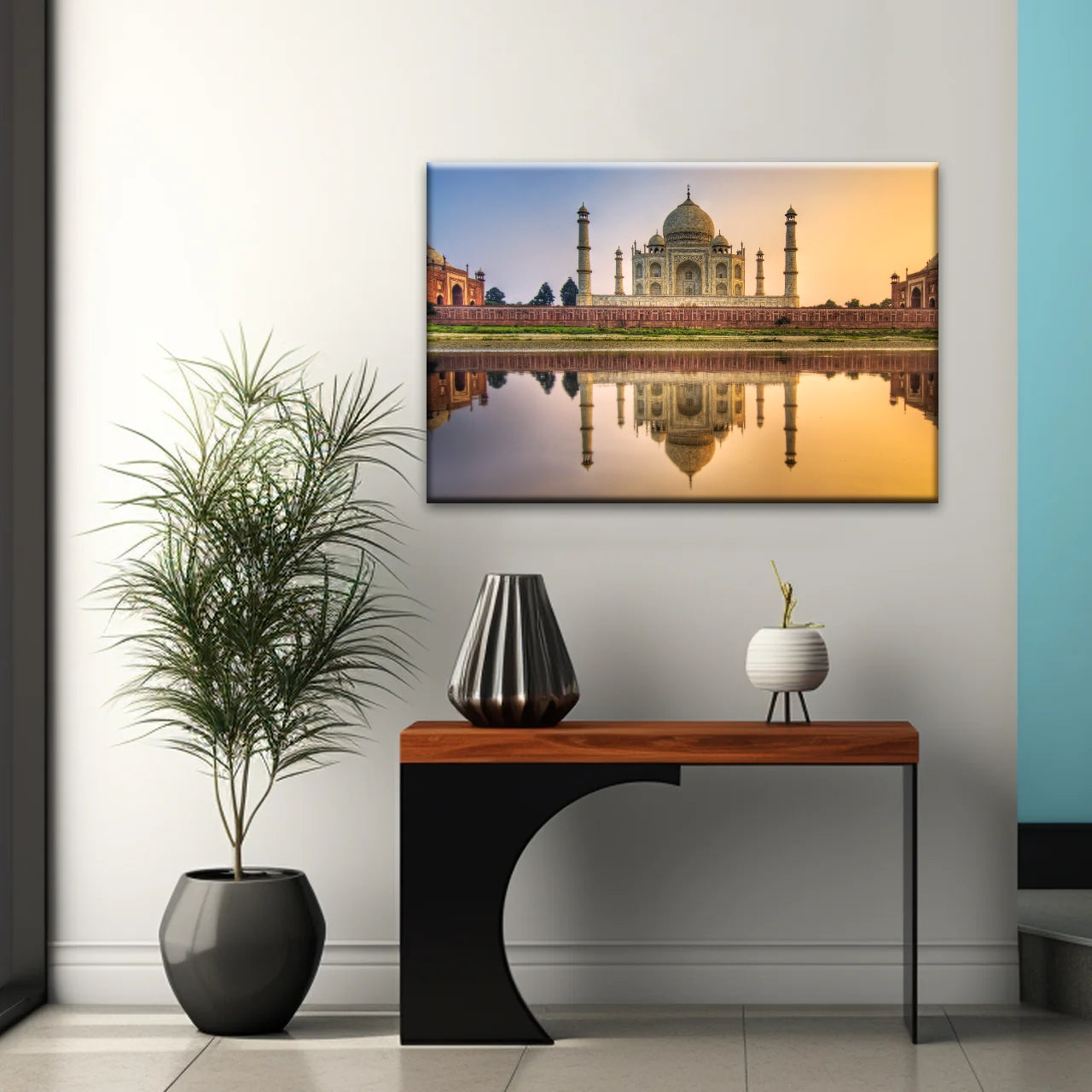 Taj Mahal in Indien in der Abenddämmerung Hinduismus Wandkunst