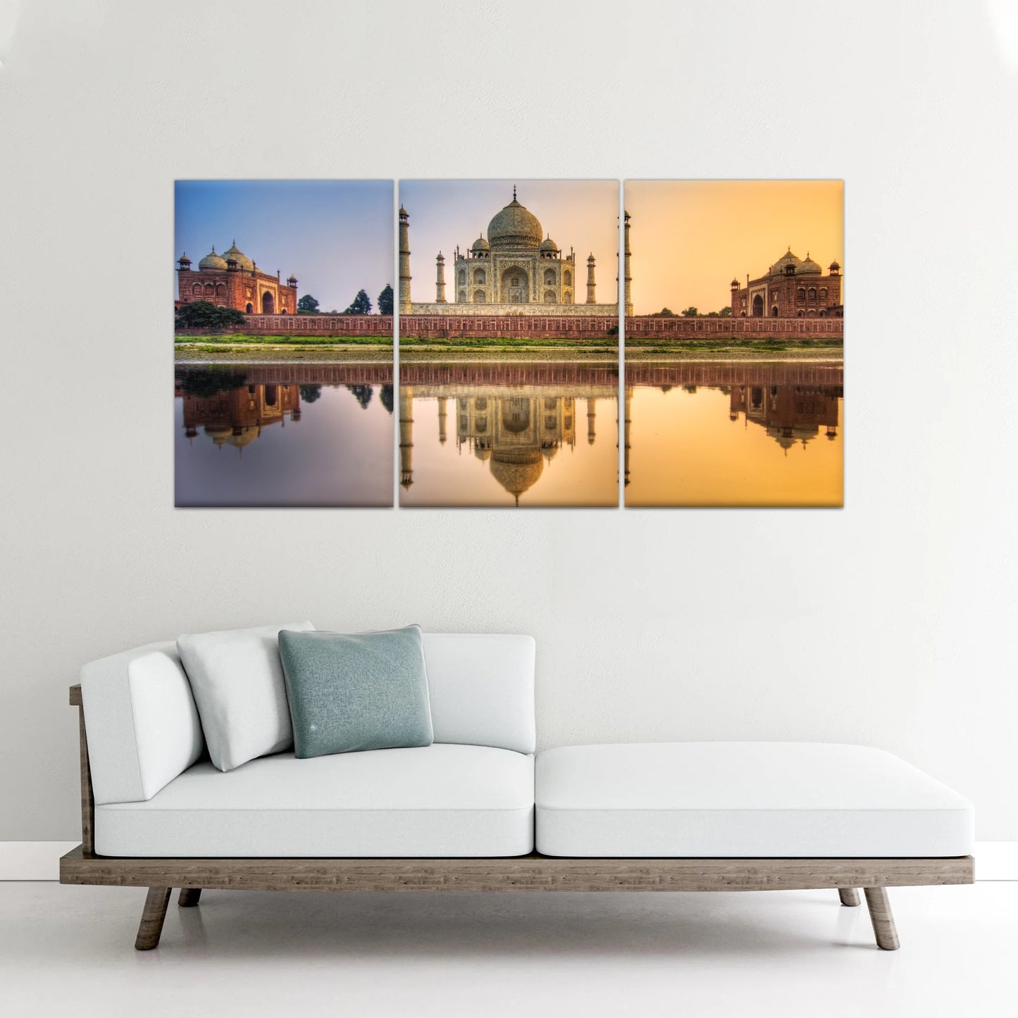 Taj Mahal in Indien in der Abenddämmerung Hinduismus Wandkunst