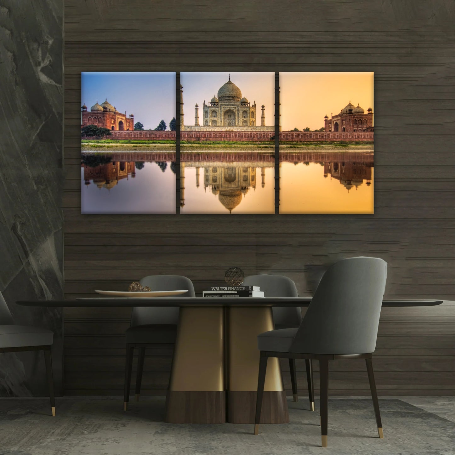 Taj Mahal in Indien in der Abenddämmerung Hinduismus Wandkunst