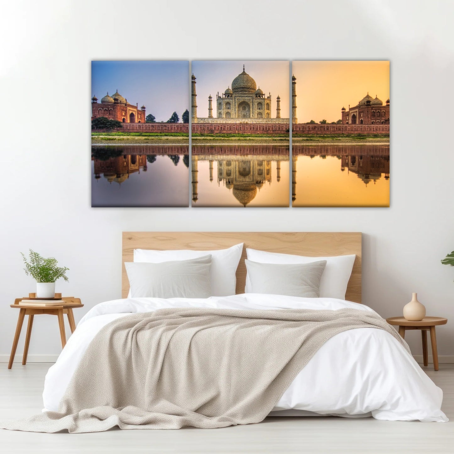 Taj Mahal in Indien in der Abenddämmerung Hinduismus Wandkunst