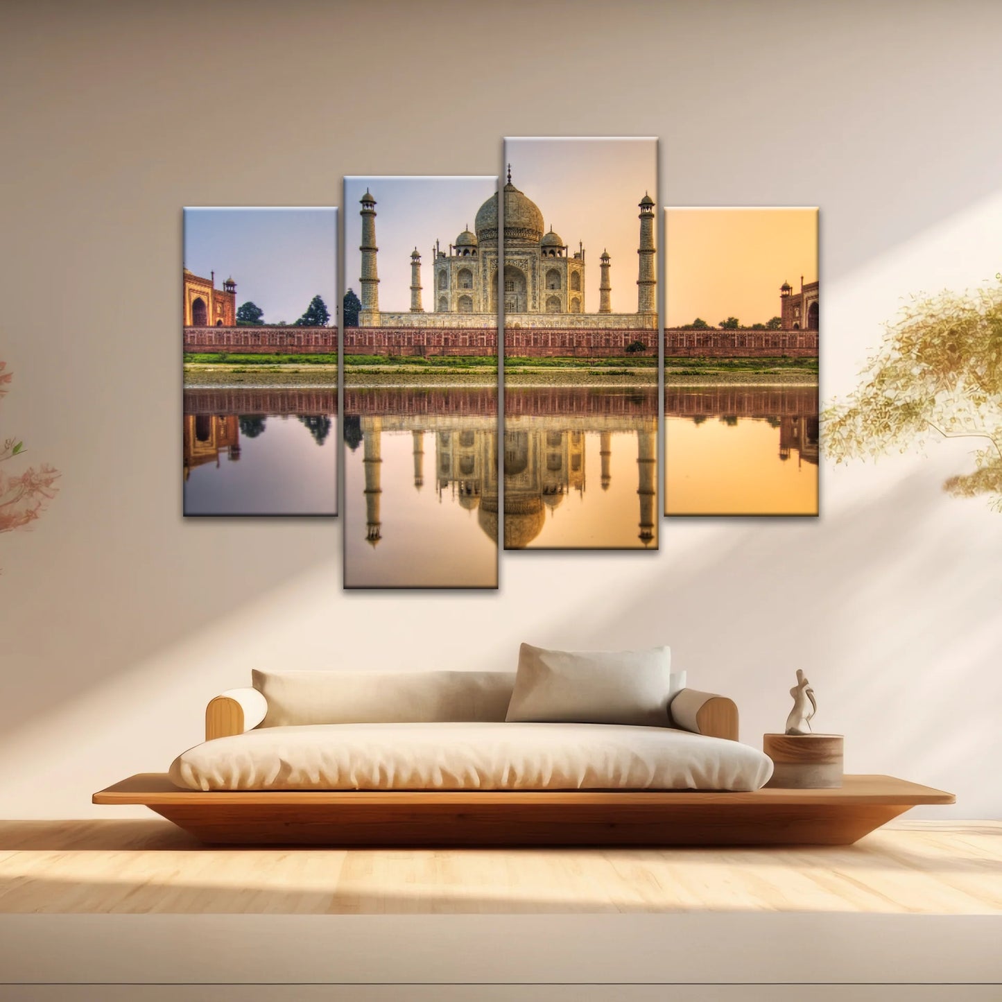 Taj Mahal in Indien in der Abenddämmerung Hinduismus Wandkunst