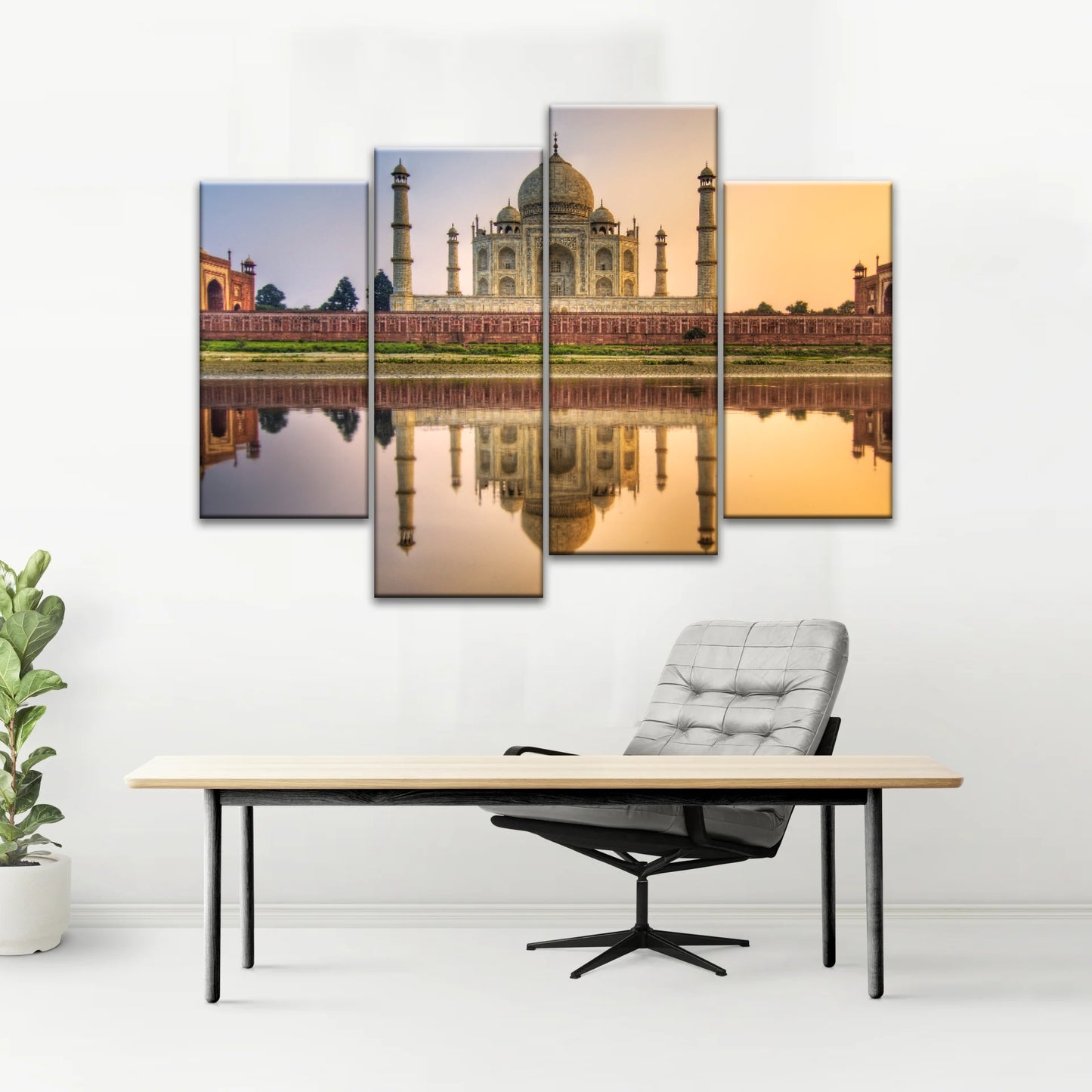 Taj Mahal in Indien in der Abenddämmerung Hinduismus Wandkunst
