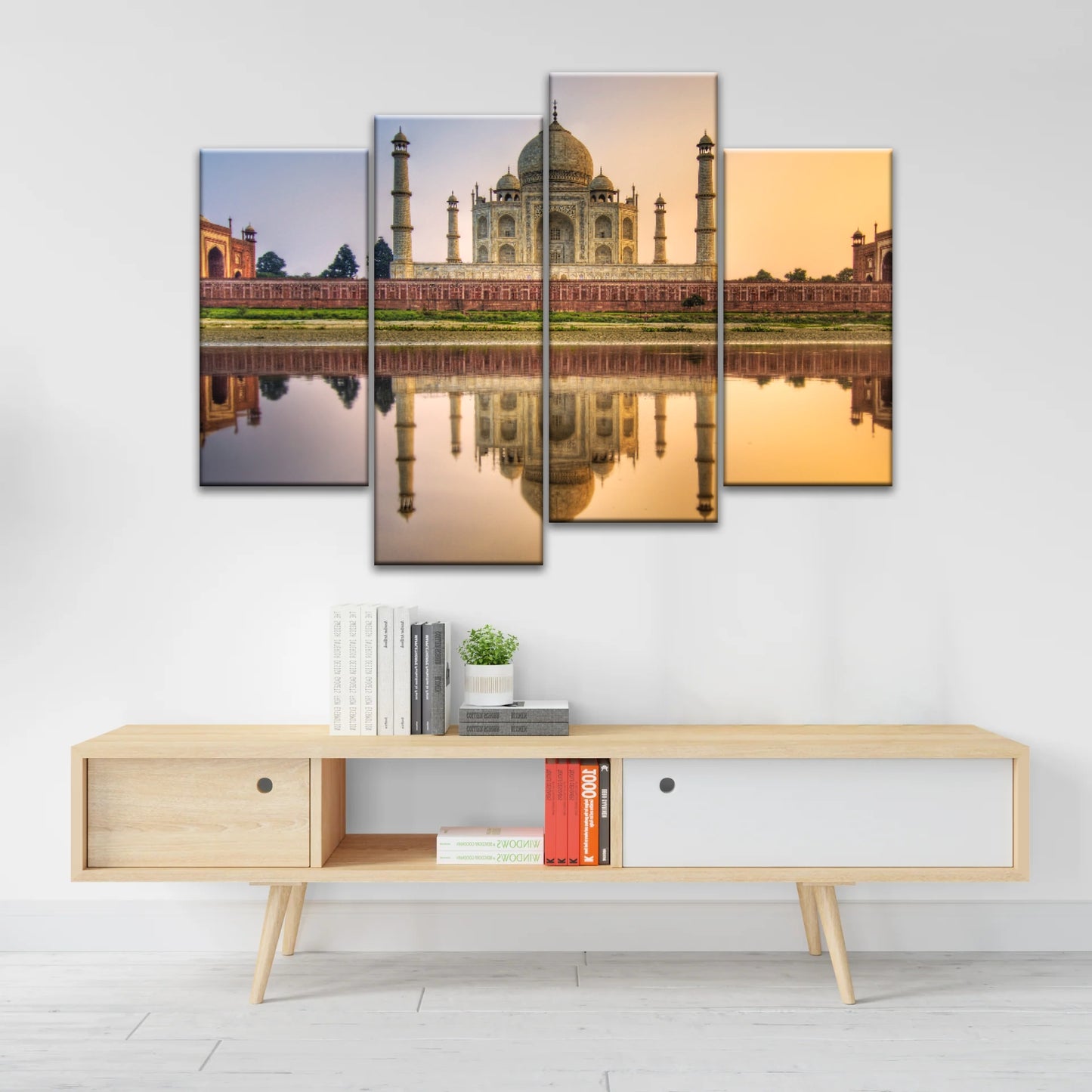 Taj Mahal in Indien in der Abenddämmerung Hinduismus Wandkunst