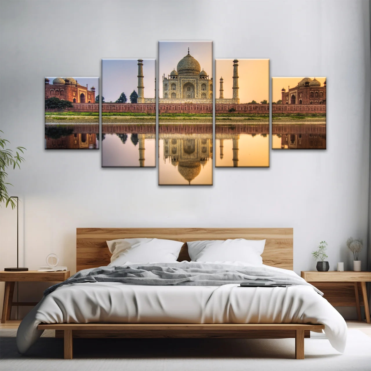 Taj Mahal in Indien in der Abenddämmerung Hinduismus Wandkunst