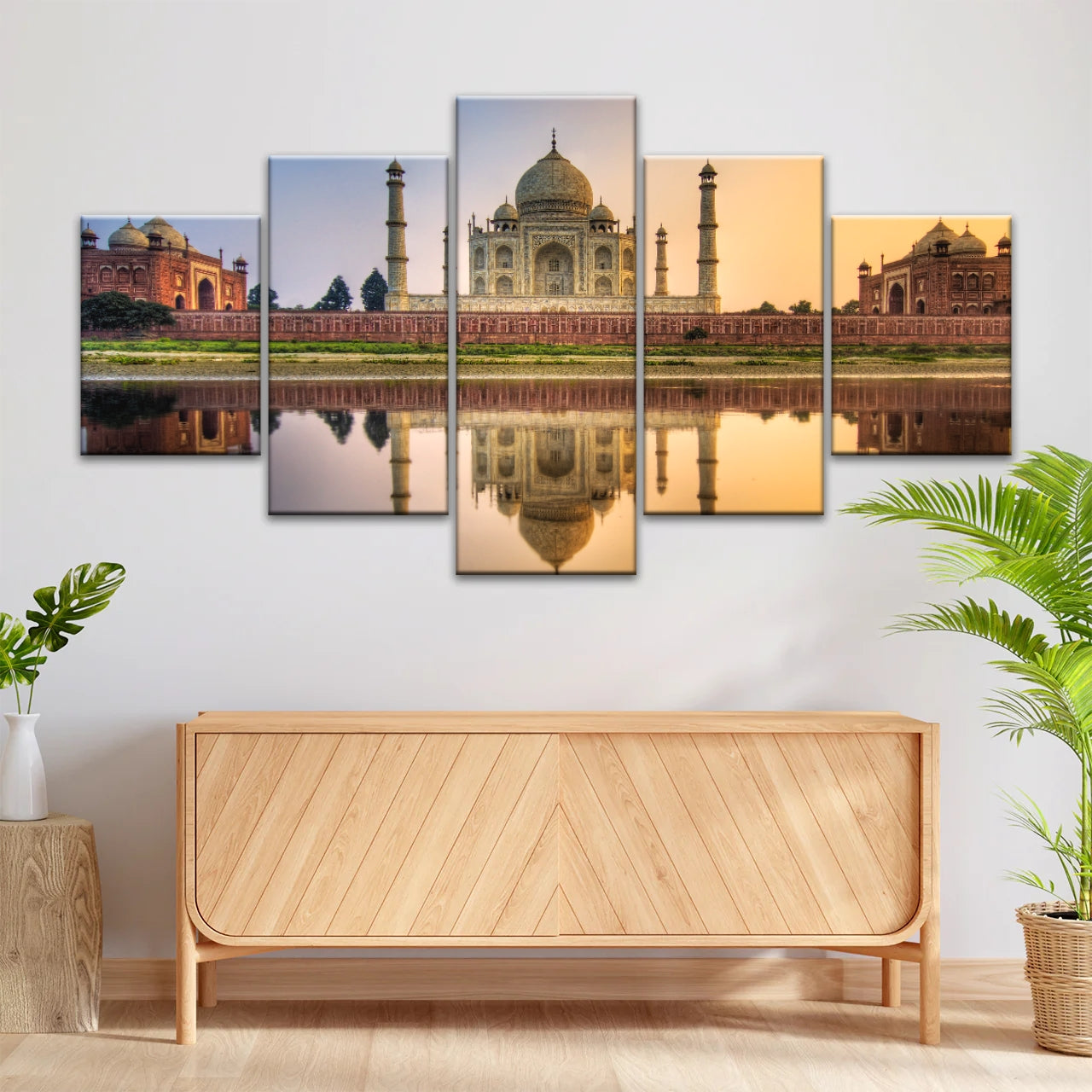 Taj Mahal in Indien in der Abenddämmerung Hinduismus Wandkunst