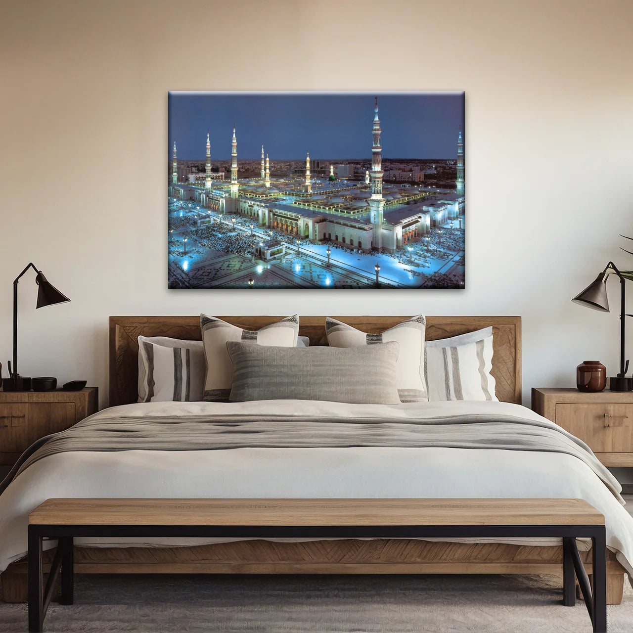 Die schönsten Moscheen der Welt - Masjid Al Nabawi in Medinah, Saudi-Arabien, islamisches Dekor