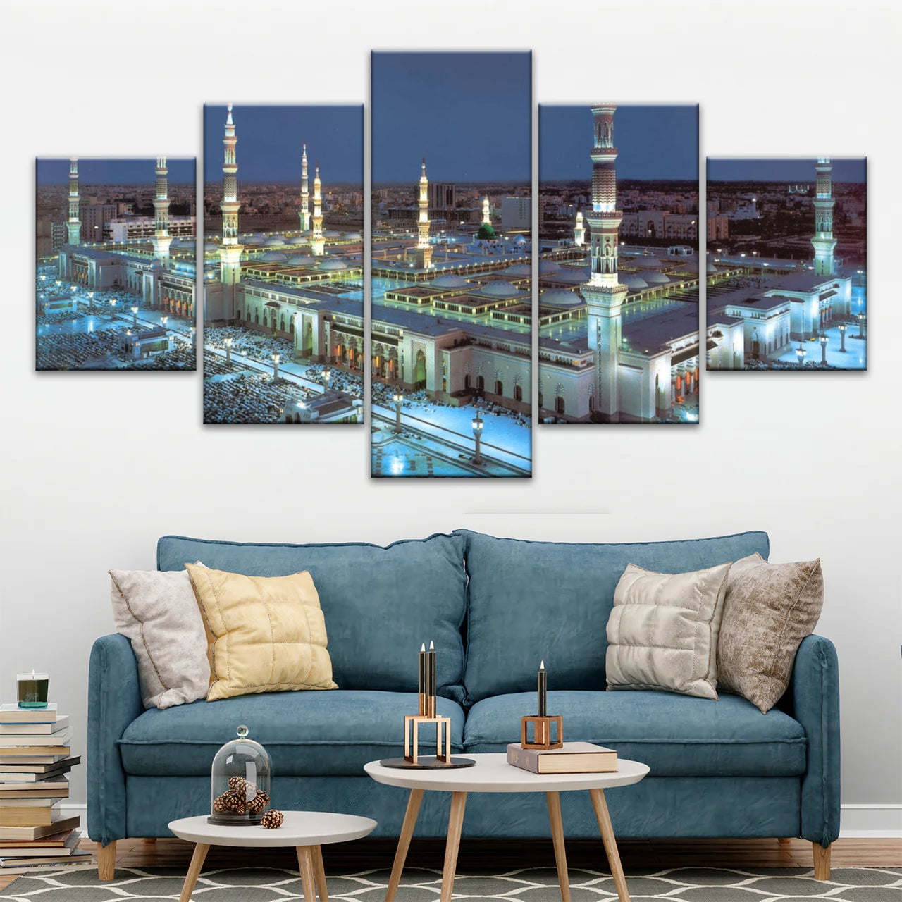 Die schönsten Moscheen der Welt - Masjid Al Nabawi in Medinah, Saudi-Arabien, islamisches Dekor