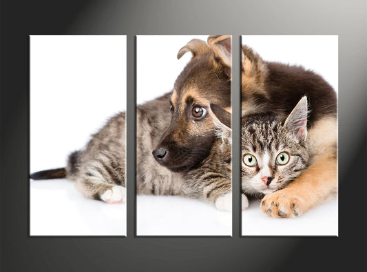 Personalisierte 3-teilige Collage Leinwand Drucke