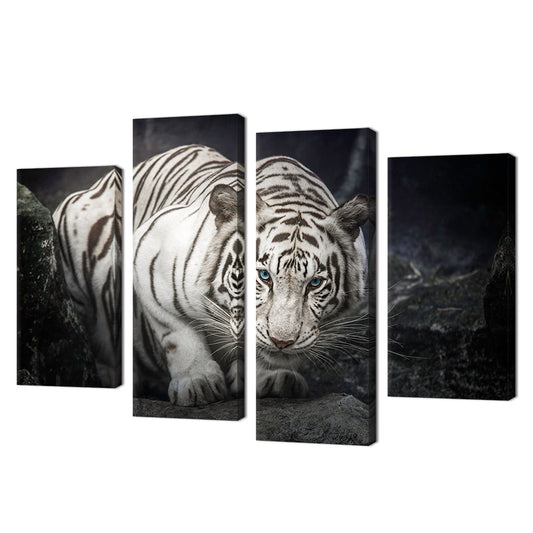Custom 4 Panel Split Canvas Prints 28x40"(70x100cm)