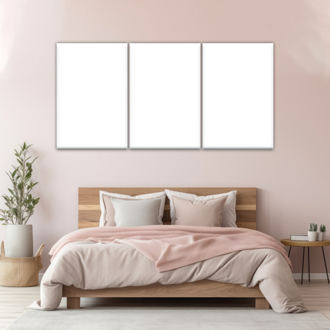 3 Piece Bedroom Canvas Art