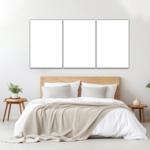 3 Piece Bedroom Canvas Wall Art