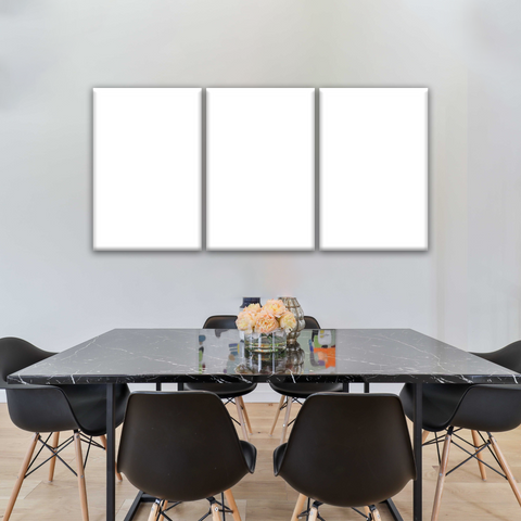 3 Piece Diningroom Canvas Prints