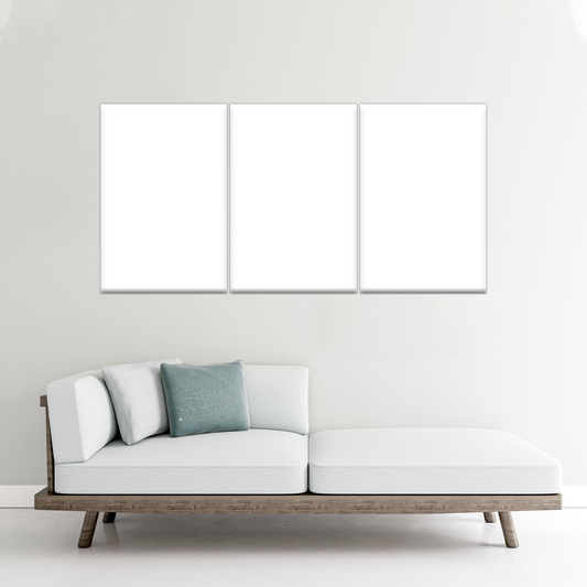 Toile murale de salon en 3 parties