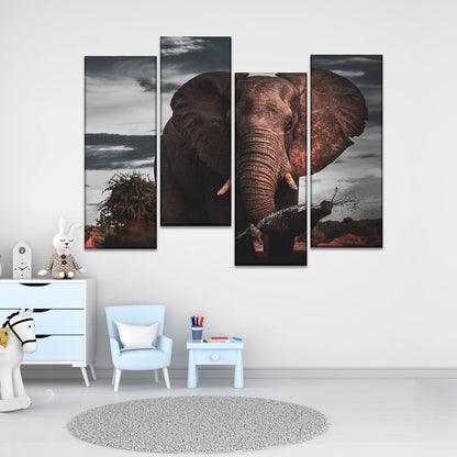 Personalisierte Geteilte Leinwanddrucke, 4-teilig, 102 x 120 cm