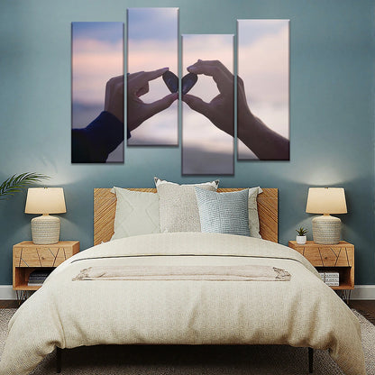 Personalisierte Geteilte Leinwanddrucke, 4-teilig, 102 x 120 cm