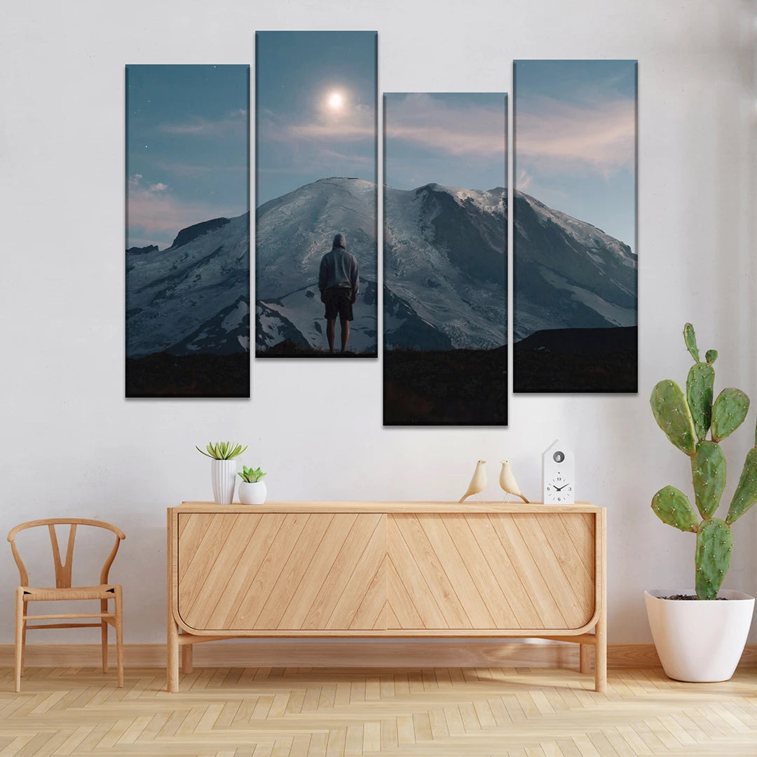 Personalisierte Geteilte Leinwanddrucke, 4-teilig, 102 x 120 cm