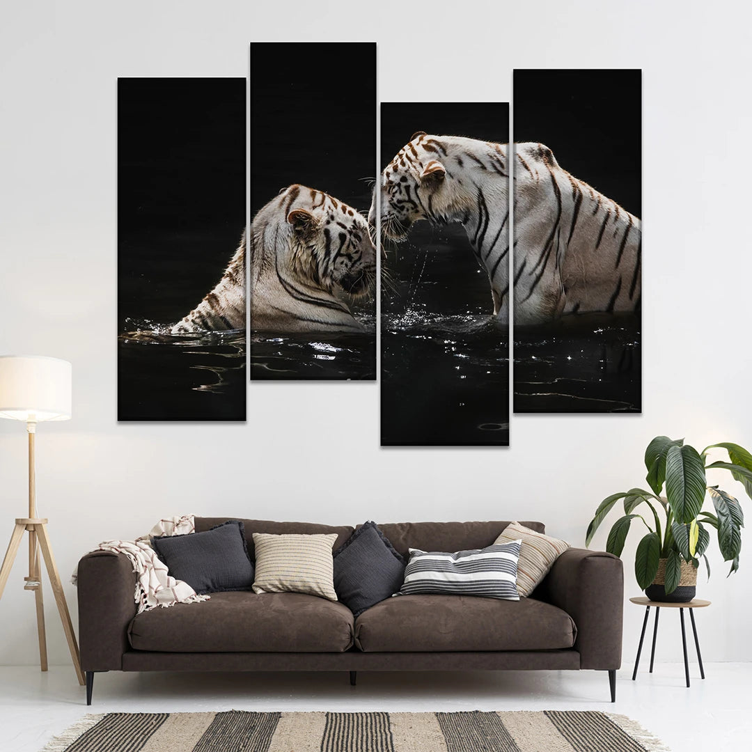 Personalisierte Geteilte Leinwanddrucke, 4-teilig, 102 x 120 cm