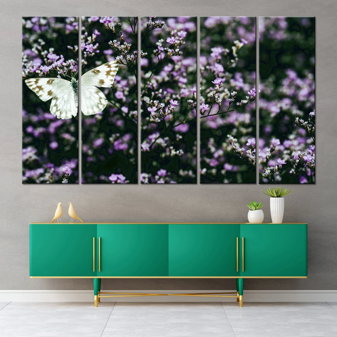 Leinwand Personalisiert 5-teiliges Leinwandbild 80 x 150 cm (extragroß)