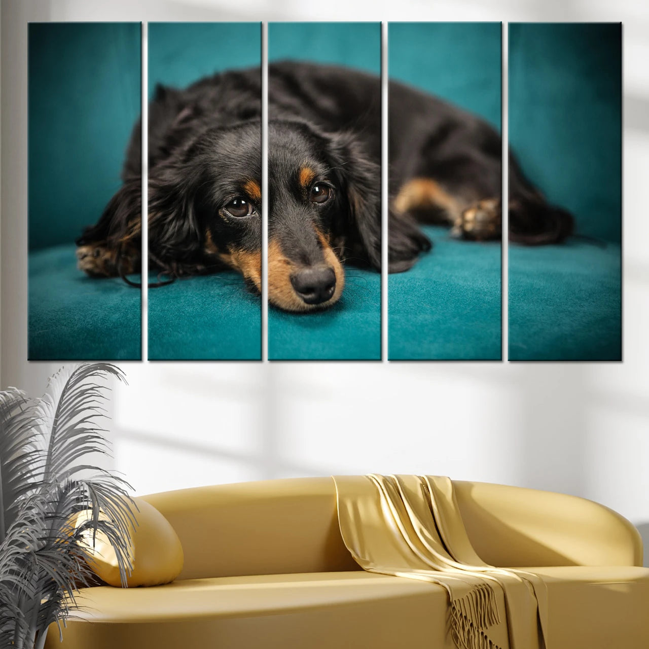 Leinwand Personalisiert 5-teiliges Leinwandbild 80 x 150 cm (extragroß)