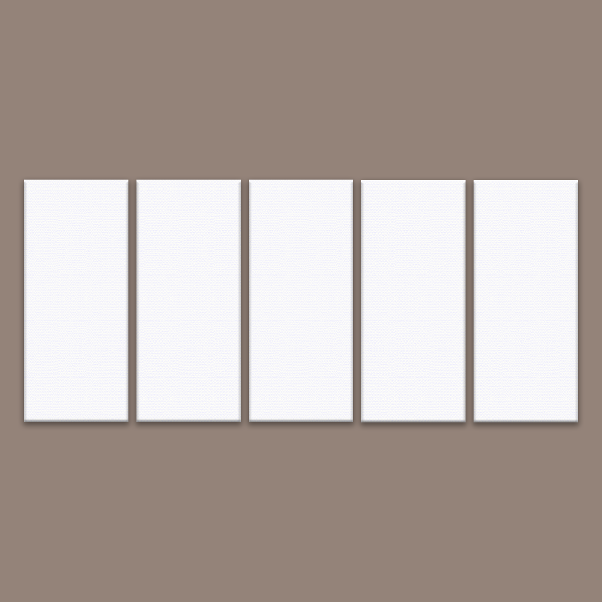 Leinwand Personalisiert 5-teiliges Leinwandbild 80 x 150 cm (extragroß)