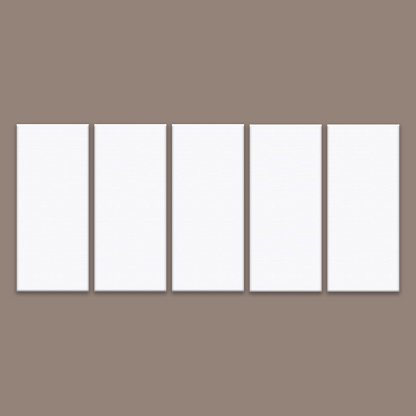 Leinwand Personalisiert 5-teiliges Leinwandbild 80 x 150 cm (extragroß)