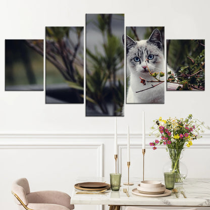 Personalisierte 5-teilige geteilte Leinwanddrucke 80 x 150 cm (groß)