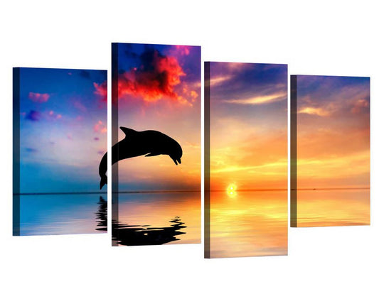 Leinwand Personalisiert, 4 Paneele, Leinwandrahmen, 99 x 120 cm