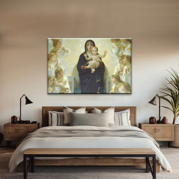 Religiöse christliche Unsere Liebe Frau von den Engeln Jesus Leinwanddrucke