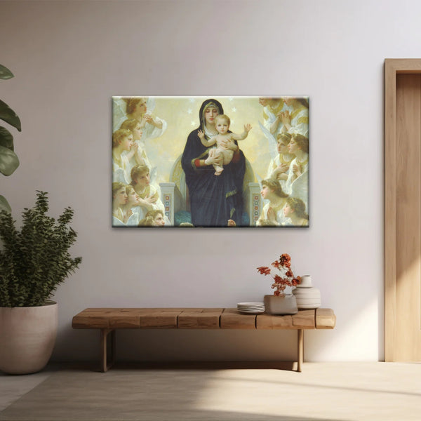 Religiöse christliche Unsere Liebe Frau von den Engeln Jesus Leinwanddrucke