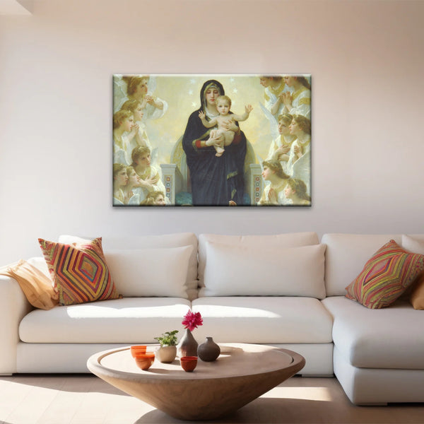 Religiöse christliche Unsere Liebe Frau von den Engeln Jesus Leinwanddrucke