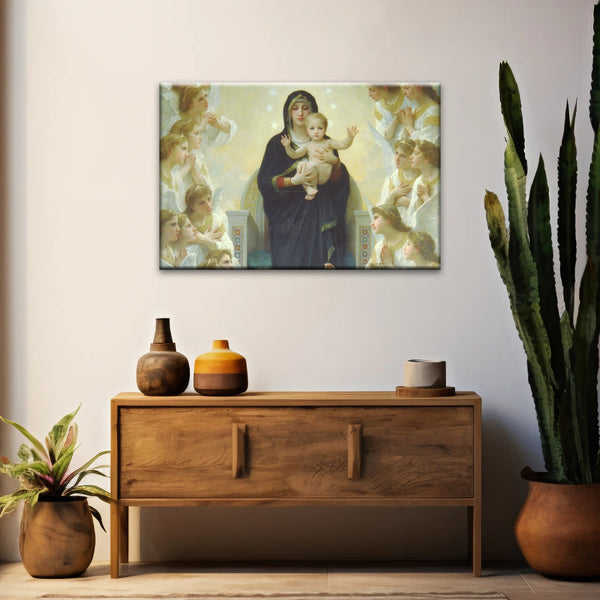 Religiöse christliche Unsere Liebe Frau von den Engeln Jesus Leinwanddrucke