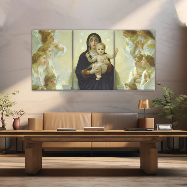Religiöse christliche Unsere Liebe Frau von den Engeln Jesus Leinwanddrucke