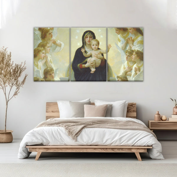 Religiöse christliche Unsere Liebe Frau von den Engeln Jesus Leinwanddrucke