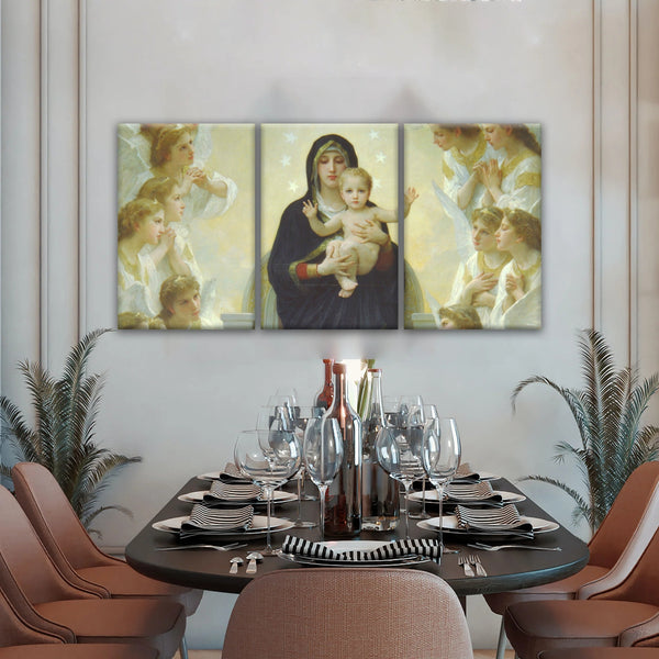Religiöse christliche Unsere Liebe Frau von den Engeln Jesus Leinwanddrucke