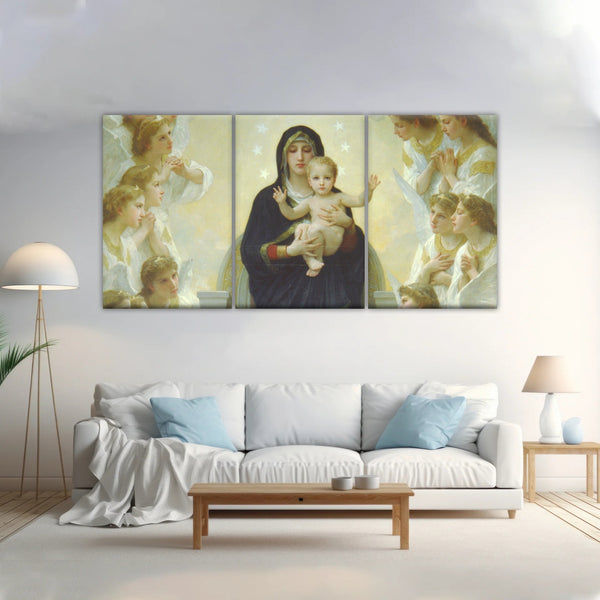 Religiöse christliche Unsere Liebe Frau von den Engeln Jesus Leinwanddrucke