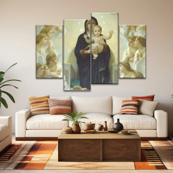 Religiöse christliche Unsere Liebe Frau von den Engeln Jesus Leinwanddrucke