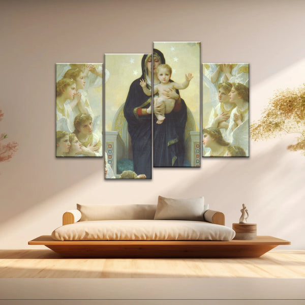 Religiöse christliche Unsere Liebe Frau von den Engeln Jesus Leinwanddrucke