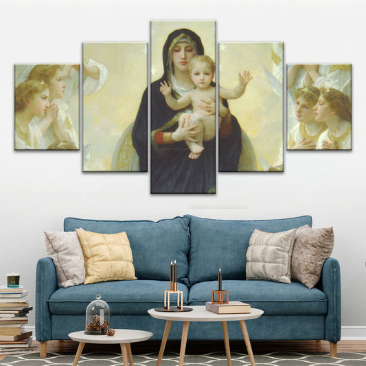 Impressions sur toile de Jésus, Notre-Dame des Anges, peinture religieuse chrétienne