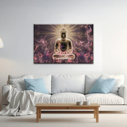 Bouddha assis en méditation Décoration murale Bouddha assis en méditation Décoration murale