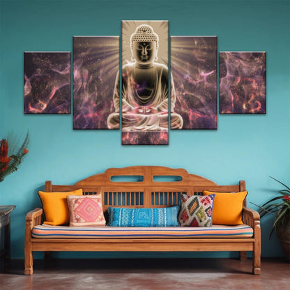 Bouddha assis en méditation Décoration murale Bouddha assis en méditation Décoration murale