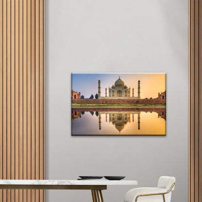 Taj Mahal in Indien in der Abenddämmerung Hinduismus Wandkunst