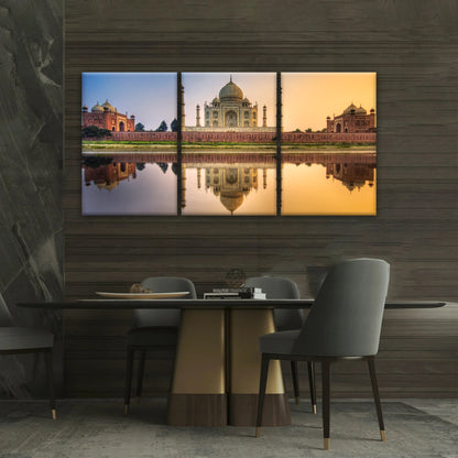 Taj Mahal in Indien in der Abenddämmerung Hinduismus Wandkunst