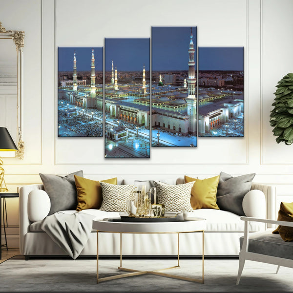 The Most Beautiful Mosques In The World - Masjid Al Nabawi In Medinah Saudi Arabia Islamic Decor