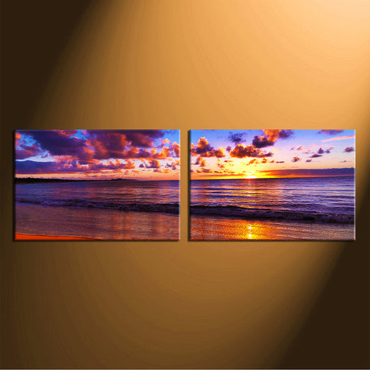 Leinwand Personalisiert​ 2-teilige Rahmen Querformat
