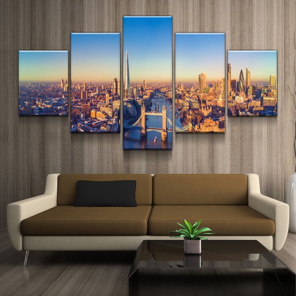 Impressions sur toile personnalisées en 5 parties 24x50" (moyen)
