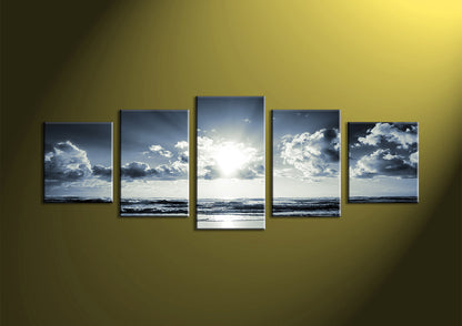 Personalisierte 5-teilige Geteilte Leinwanddrucke, 60x150cm (groß)